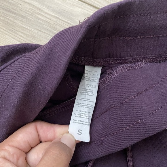 Alphalete Joggers Women's Size Small Purple Drawstring Athletic Sweats Pants - Picture 5 of 6